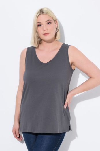 Plus size veliki brojevi Top V ovratnika za punije