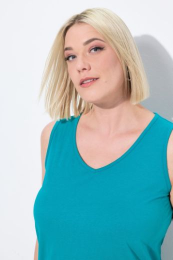 Plus size veliki brojevi Top V ovratnika za punije