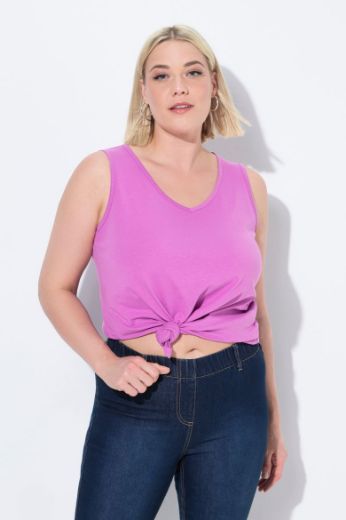 Plus size veliki brojevi Top V ovratnika za punije