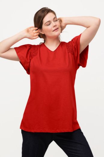 Plus size veliki brojevi Majica sa širim spuštenim rukavima za punije