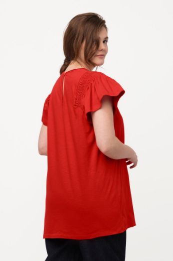 Plus size veliki brojevi Majica sa širim spuštenim rukavima za punije