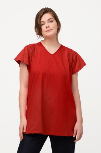 Plus size veliki brojevi Majica sa širim spuštenim rukavima za punije