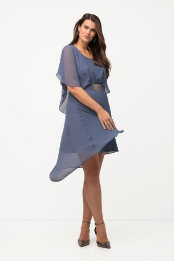 Plus size veliki brojevi Haljina midi od šifona za punije