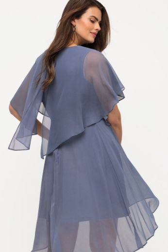 Plus size veliki brojevi Haljina midi od šifona za punije