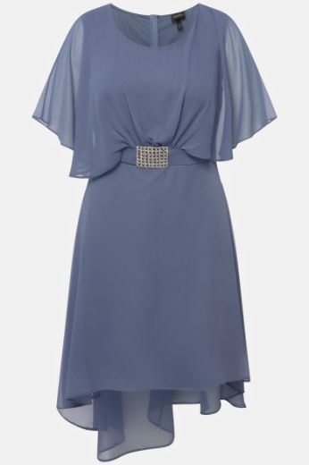 Plus size veliki brojevi Haljina midi od šifona za punije