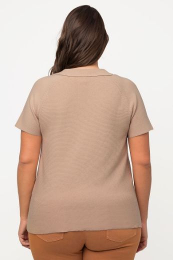 Plus size veliki brojevi Majica kratkih rukava V ovratnika za punije
