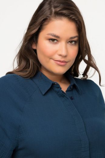 Plus size veliki brojevi Haljina midi kratkih rukava rukava za punije