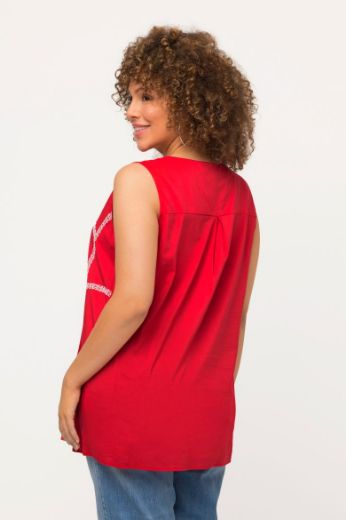 Plus size veliki brojevi Majica bez rukava A kroja za punije