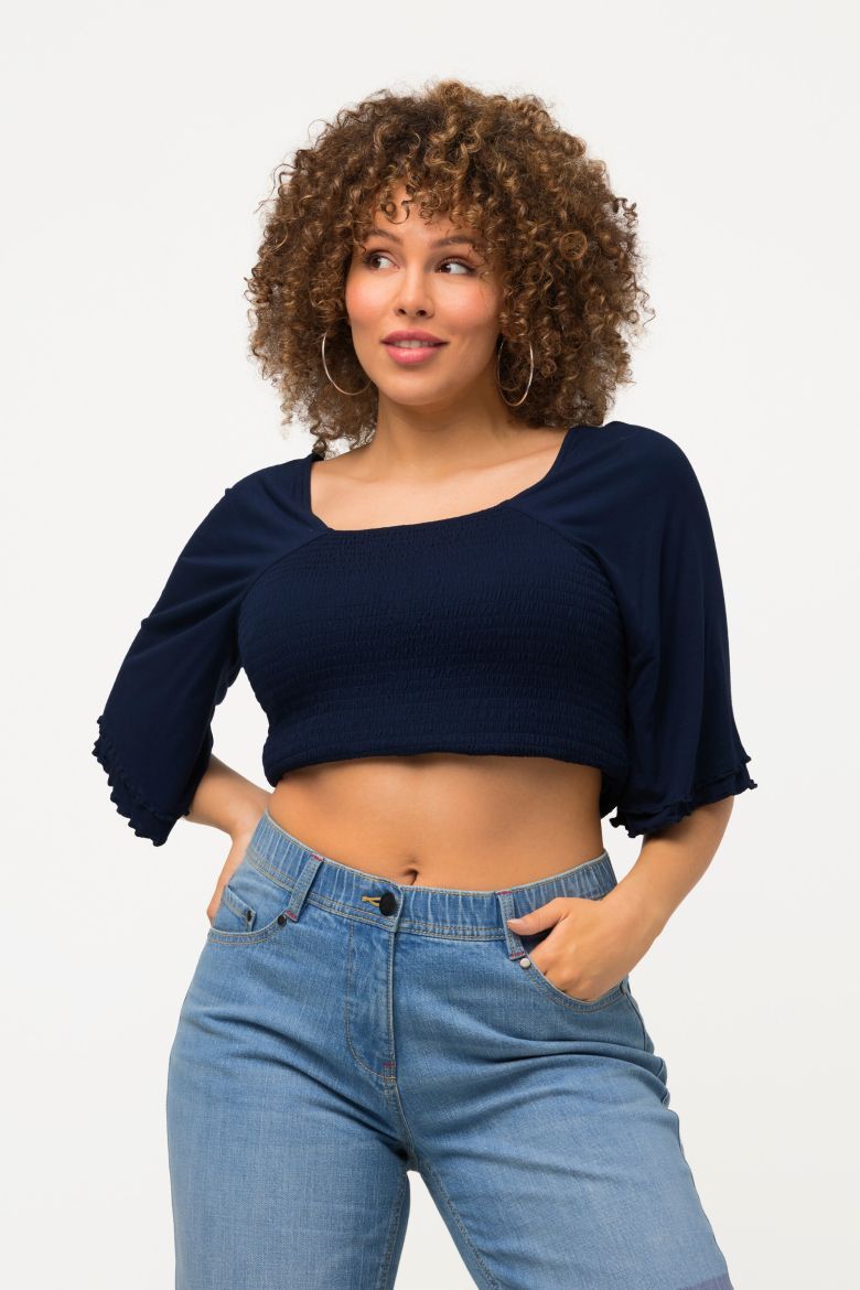 Plus size veliki brojevi Majica kratkih rukava A kroja za punije