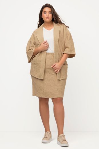 Plus size veliki brojevi Kardigan 3/4 širokih rukava za punije