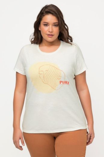 Plus size veliki brojevi Majica kratkih rukava okruglog ovratnika za punije