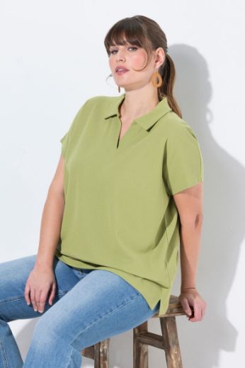 Plus size veliki brojevi Majica Polo za punije
