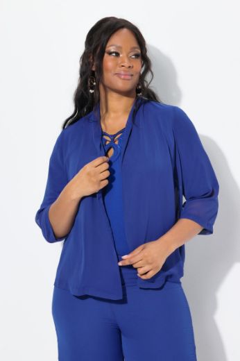 Plus size veliki brojevi Jakna lagana 3/4 rukavi za punije