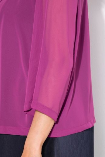 Plus size veliki brojevi Jakna lagana 3/4 rukavi za punije