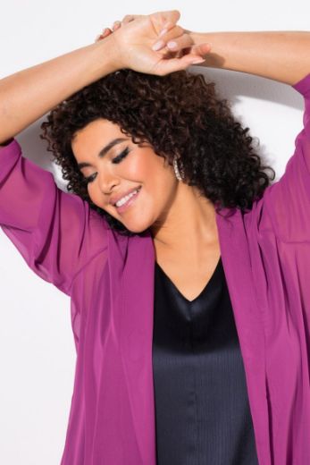 Plus size veliki brojevi Jakna lagana 3/4 rukavi za punije