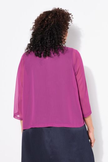 Plus size veliki brojevi Jakna lagana 3/4 rukavi za punije