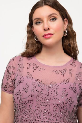 Plus size veliki brojevi Haljina svečana sa šljokicama za punije