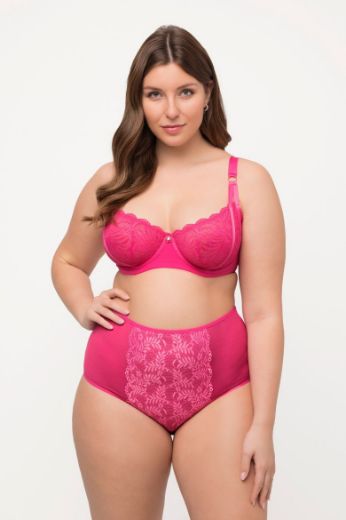 Plus size veliki brojevi Grudnjak s podesivim naramenicama motiv lišća za punije