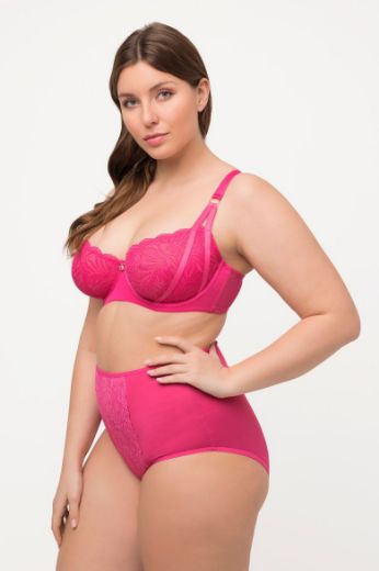 Plus size veliki brojevi Grudnjak s podesivim naramenicama motiv lišća za punije