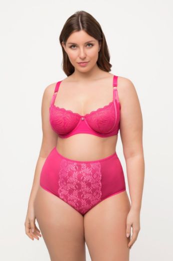 Plus size veliki brojevi Grudnjak s podesivim naramenicama motiv lišća za punije