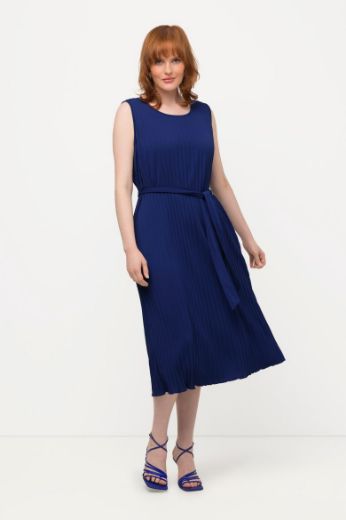 Plus size veliki brojevi Haljina midi bez rukava A kroja za punije