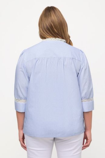 Plus size veliki brojevi Košulja 3/4 rukava V ovratnika za punije