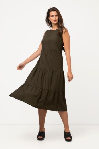 Plus size veliki brojevi Haljina maxi bez rukava za punije