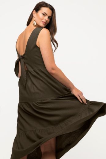 Plus size veliki brojevi Haljina maxi bez rukava za punije