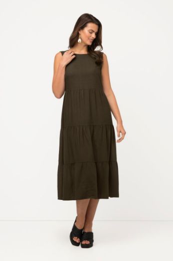 Plus size veliki brojevi Haljina maxi bez rukava za punije