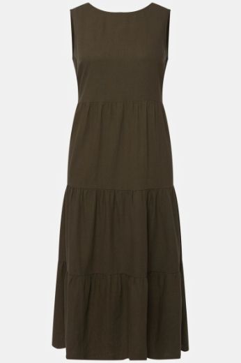 Plus size veliki brojevi Haljina maxi bez rukava za punije