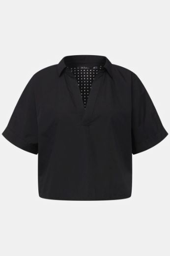 Plus size veliki brojevi Bluza kratkih rukava V ovratnika za punije