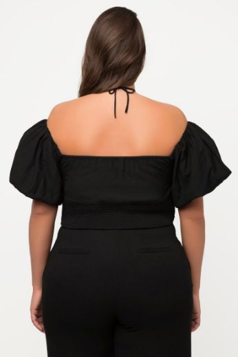 Plus size veliki brojevi Bluza kraćeg kroja za punije