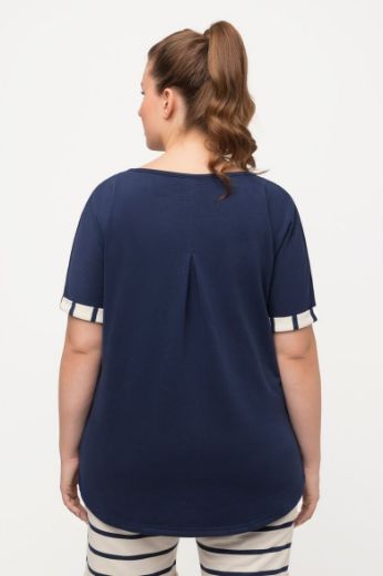 Plus size veliki brojevi Majica kratkih rukava okruglog ovratnika za punije