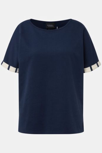 Plus size veliki brojevi Majica kratkih rukava okruglog ovratnika za punije