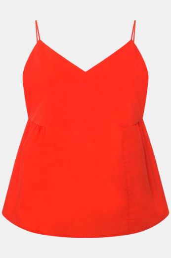 Plus size veliki brojevi Top tankih naramenica V ovratnika za punije