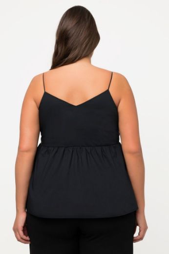 Plus size veliki brojevi Top tankih naramenica V ovratnika za punije