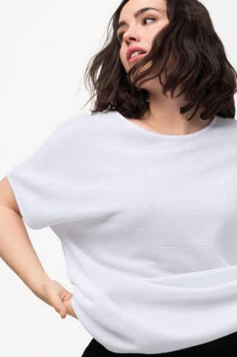 Plus size veliki brojevi Majica kratkih rukava okruglog ovratnika za punije
