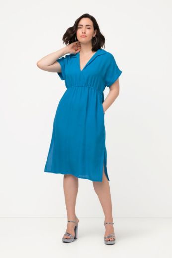 Plus size veliki brojevi Haljina maxi V ovratnika za punije