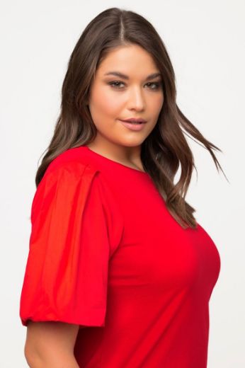 Plus size veliki brojevi Majica kratkih rukava okruglog ovratnika za punije