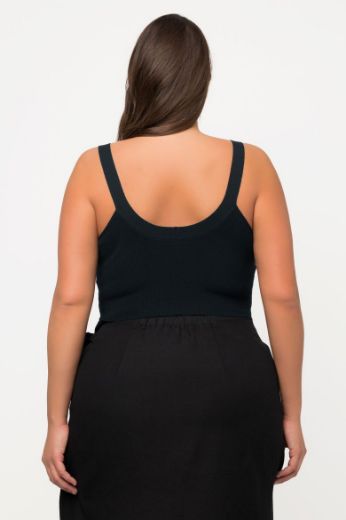 Plus size veliki brojevi Top pleteni V ovratnika za punije