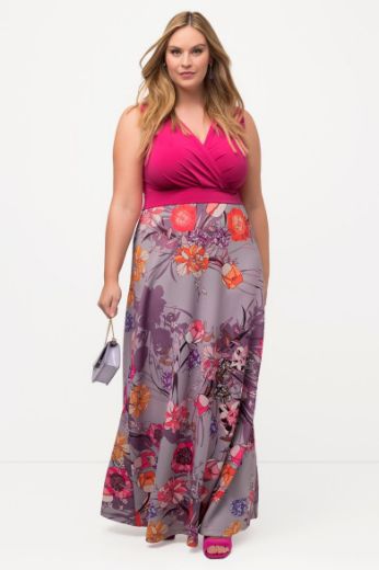 Plus size veliki brojevi Haljina maxi bez rukava za punije