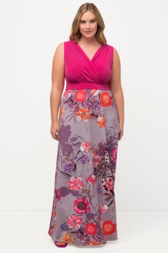 Plus size veliki brojevi Haljina maxi bez rukava za punije