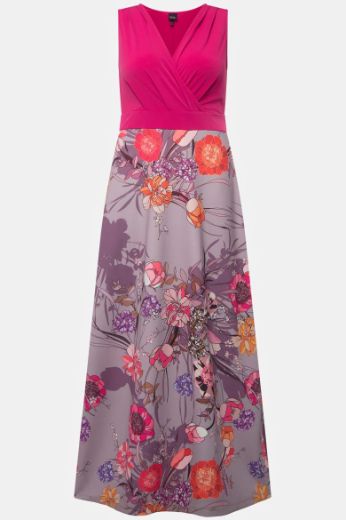 Plus size veliki brojevi Haljina maxi bez rukava za punije