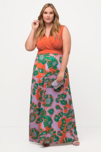 Plus size veliki brojevi Haljina maxi bez rukava za punije