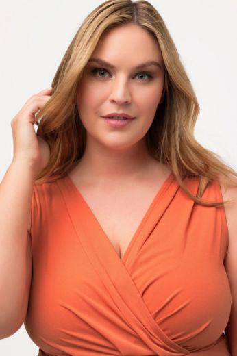 Plus size veliki brojevi Haljina maxi bez rukava za punije