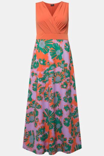 Plus size veliki brojevi Haljina maxi bez rukava za punije