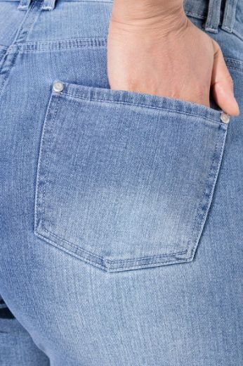 Plus size veliki brojevi Traperice kratkih nogavica za punije