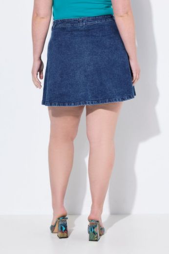 Plus size veliki brojevi Suknja od trapera za punije