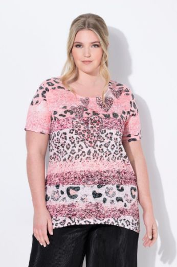 Plus size veliki brojevi Košulja s leopard uzorkom za punije