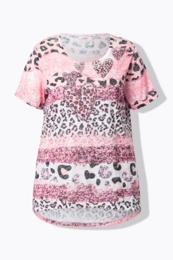 Plus size veliki brojevi Košulja s leopard uzorkom za punije
